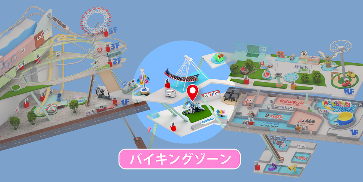 Godzilla AR Godzilla VS Tokyo Dome map