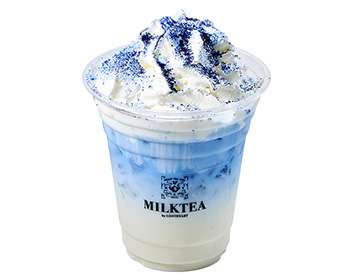 River Water Scattering Flower Snow Butterfly Pea Almond Latte