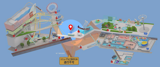 Attractions Ticket Counter map